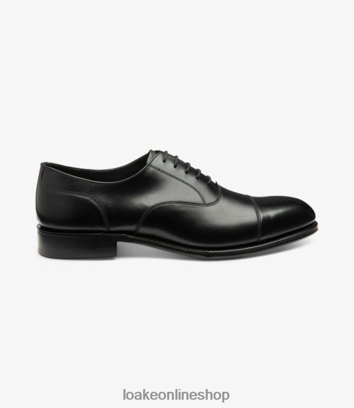 Loake Stonegate 4V044142 Plain Ties Carbon Black
