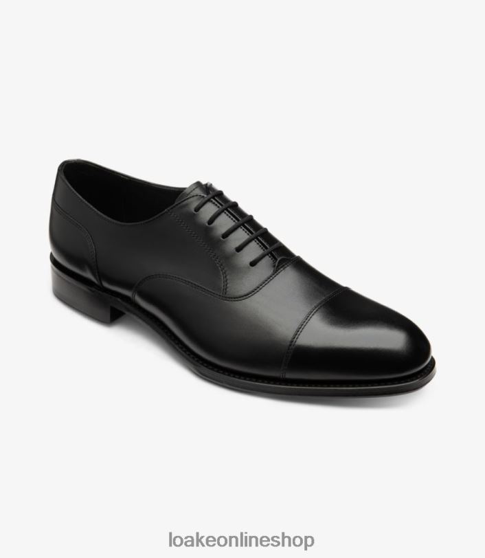 Loake Stonegate 4V044142 Plain Ties Carbon Black