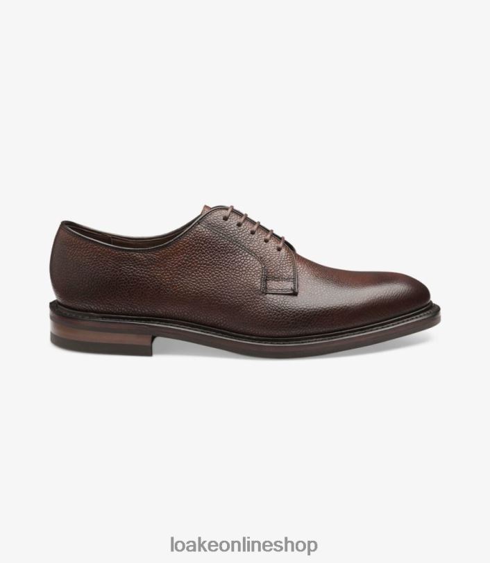 Loake Troon 4V044148 Plain Ties Rosewood Grain