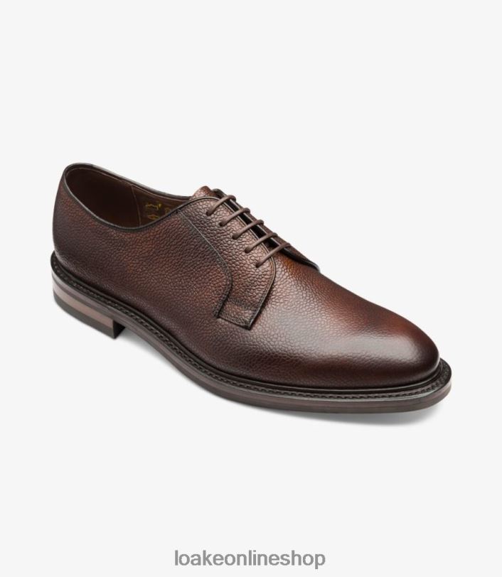 Loake Troon 4V044148 Plain Ties Rosewood Grain