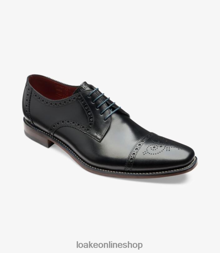Loake Foley 4V044178 Semi Brogues Black