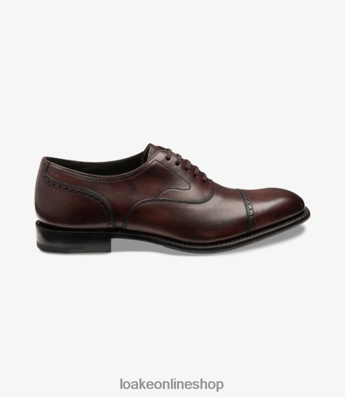 Loake Hughes 4V044173 Semi Brogues Burgundy
