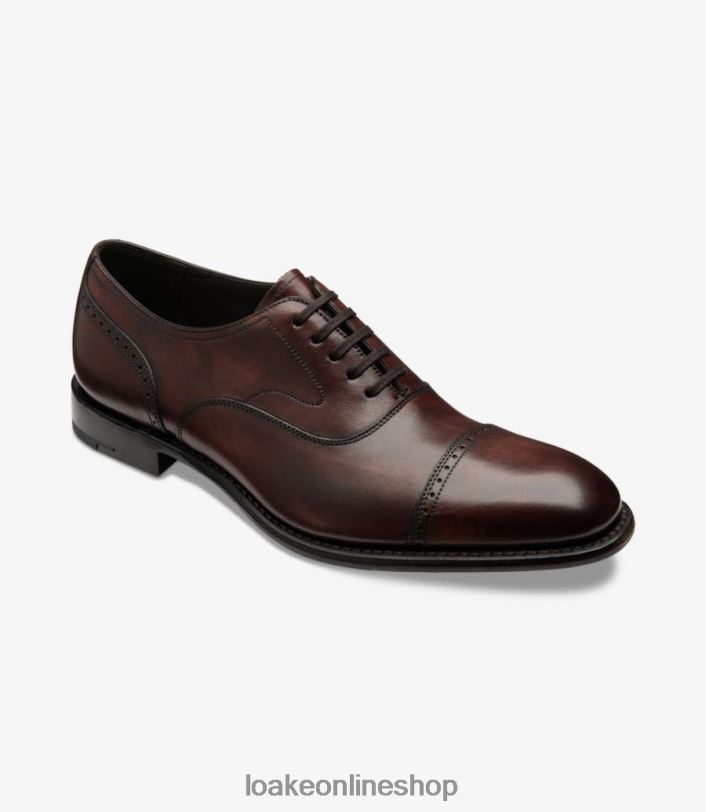 Loake Hughes 4V044173 Semi Brogues Burgundy