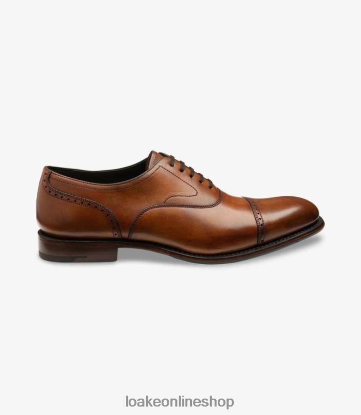 Loake Hughes 4V044174 Semi Brogues Chestnut Brown