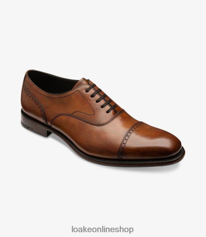 Loake Hughes 4V044174 Semi Brogues Chestnut Brown
