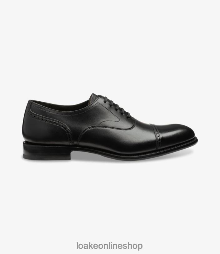 Loake Hughes 4V044175 Semi Brogues Black