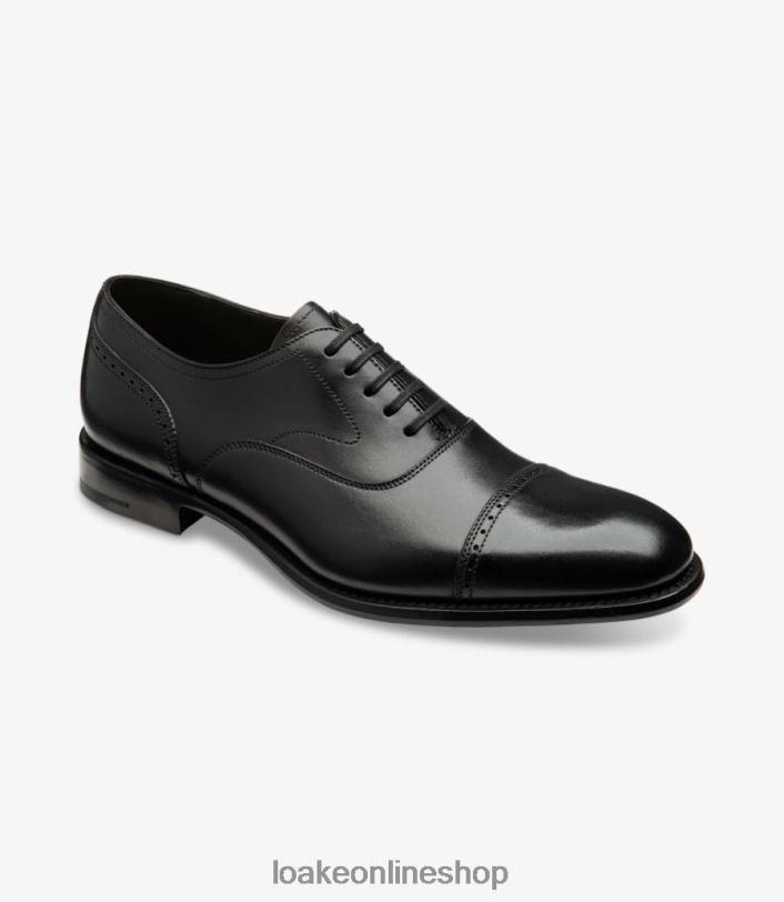 Loake Hughes 4V044175 Semi Brogues Black