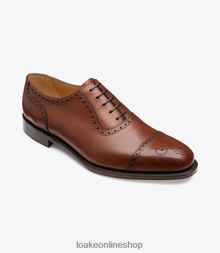 Loake Strand 4V044168 Semi Brogues Mahogany