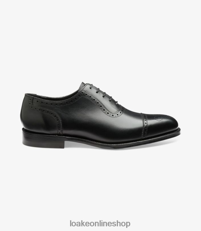 Loake Strand 4V044170 Semi Brogues Black