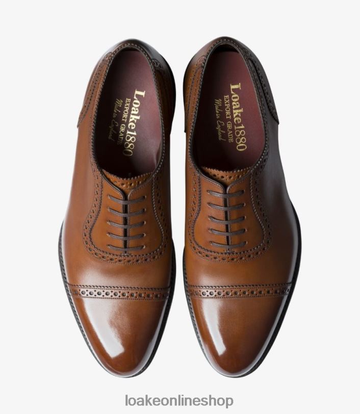 Loake Trinity 4V044167 Semi Brogues Deep Mahogany