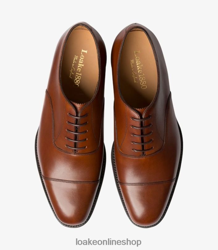 Loake Aldwych 4V044179 Toe Caps Mahogany