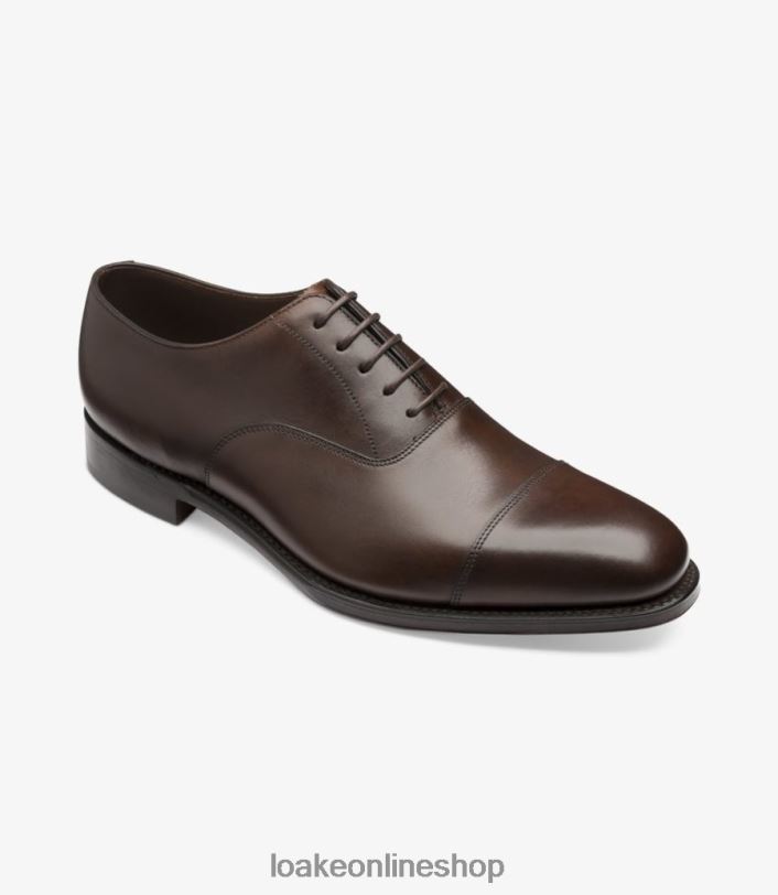 Loake Aldwych 4V044181 Toe Caps Dark Brown