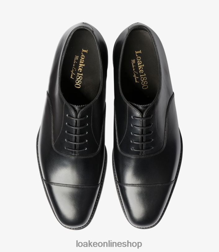 Loake Aldwych 4V044183 Toe Caps Black