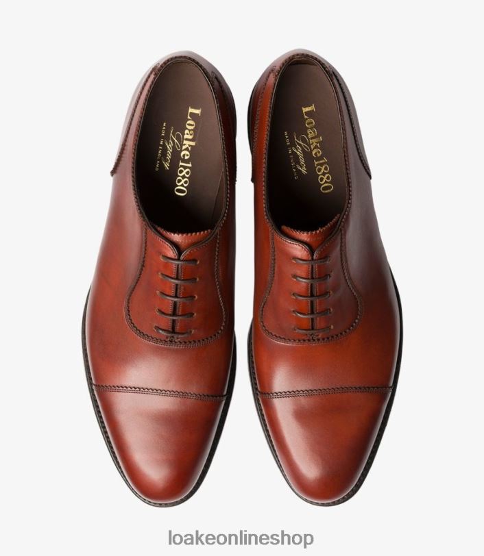 Loake Evans 4V044184 Toe Caps Conker Brown