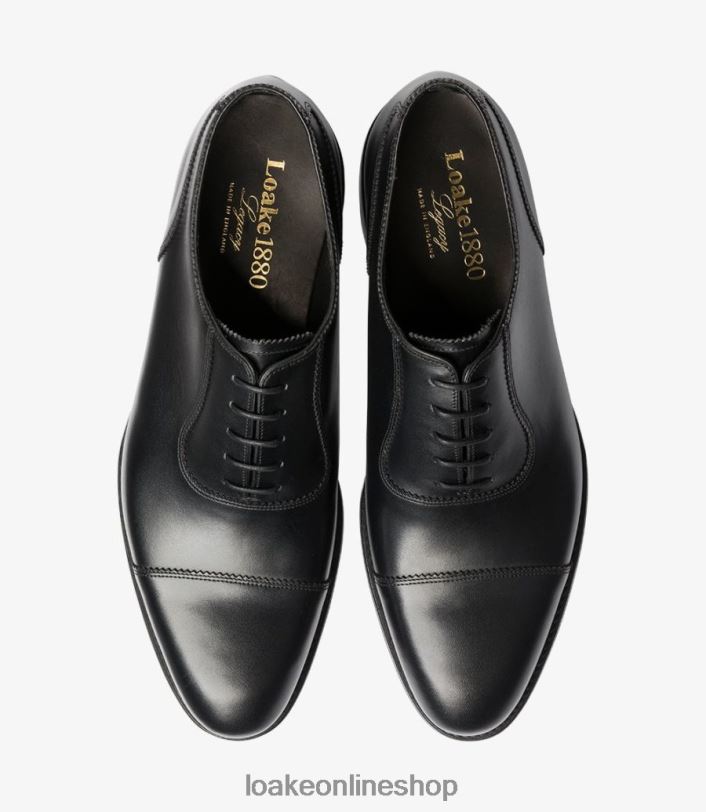 Loake Evans 4V044185 Toe Caps Black