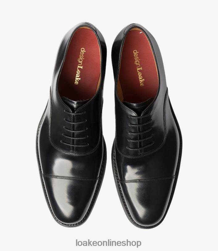 Loake Finsbury 4V044195 Toe Caps Black