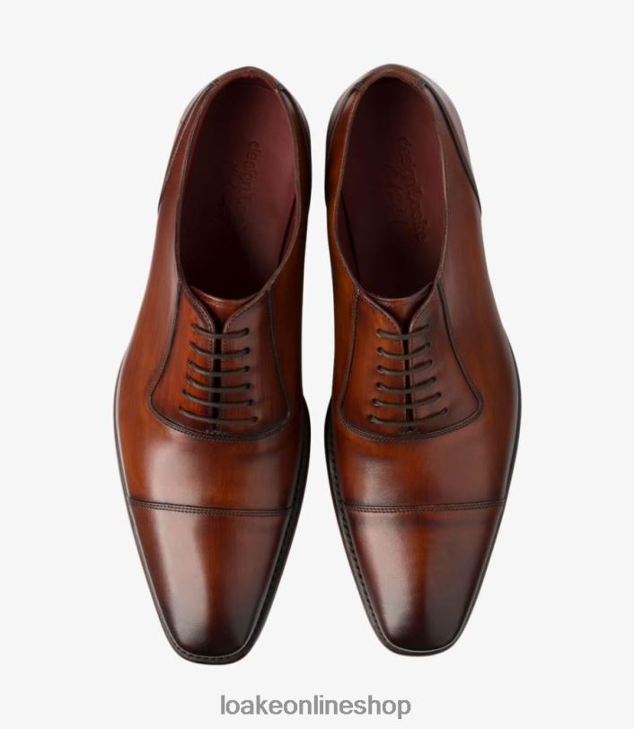 Loake Larch 4V044190 Toe Caps Chestnut Brown