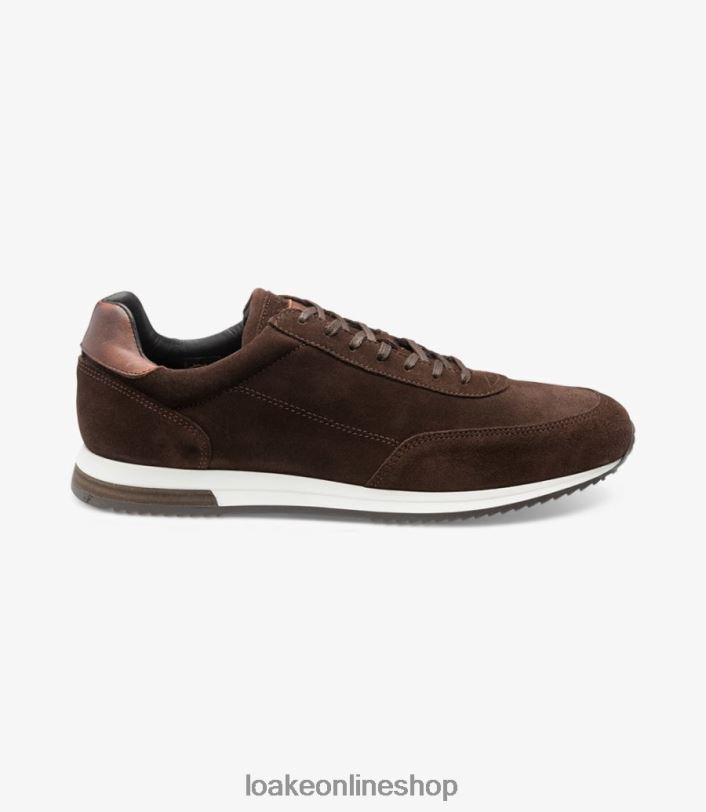 Loake Bannister 4V04443 Trainers & Sneakers Dark Brown Suede