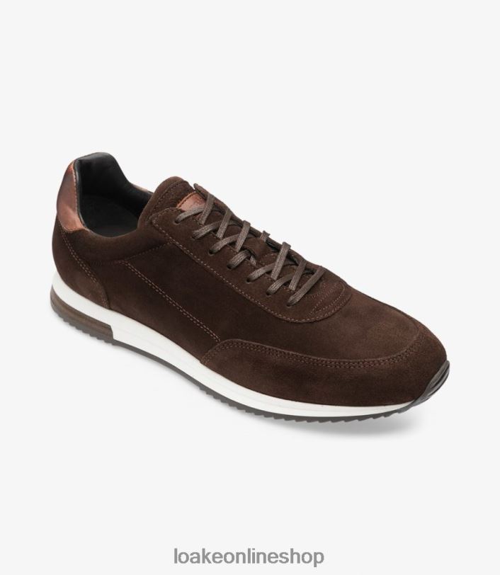Loake Bannister 4V04443 Trainers & Sneakers Dark Brown Suede