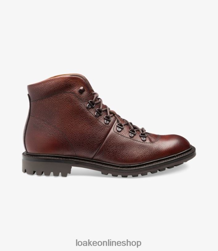 Loake Hiker 4V044137 Boots Oxblood Grain