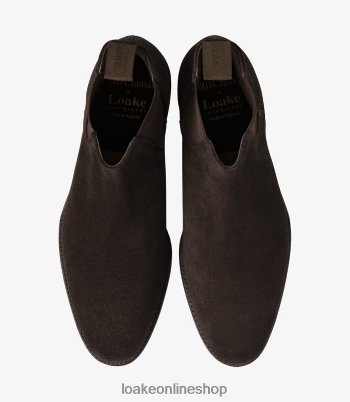 Loake Coppergate 4V04492 Boots Dark Brown Suede