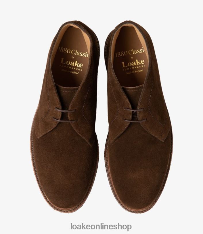 Loake Livingstone 4V044113 Boots Brown Suede