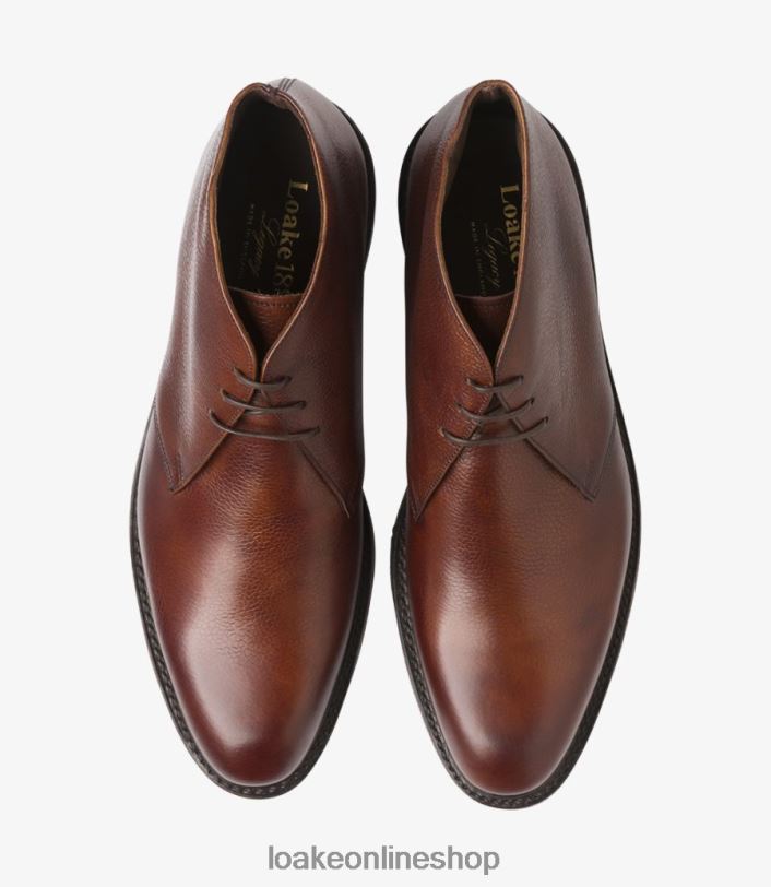 Loake Lytham 4V044108 Boots Oxblood Grain