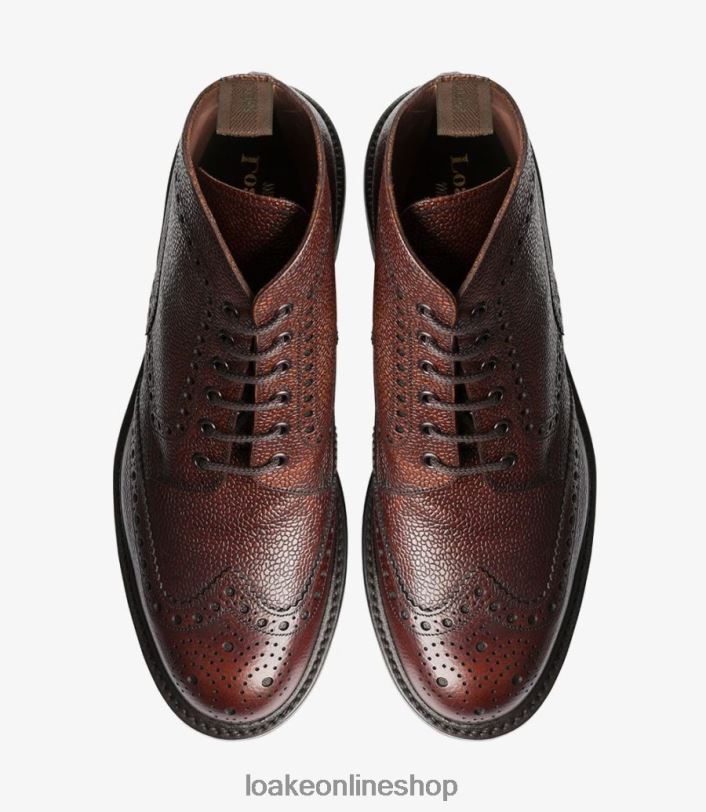 Loake Bedale 4V044131 Boots Oxblood Grain