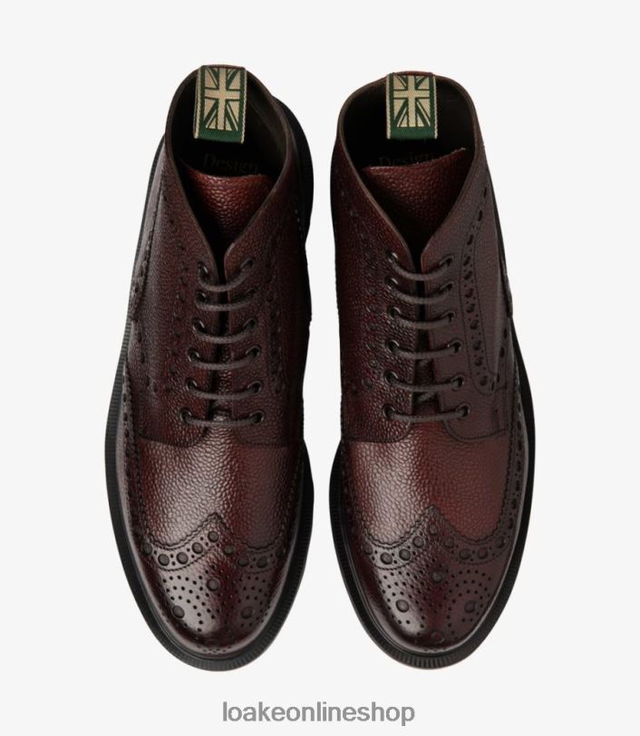 Loake Gage 4V044133 Boots Rosewood Grain