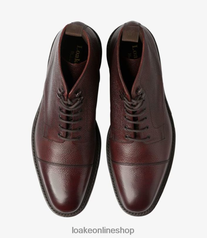 Loake Roehampton 4V044125 Boots Oxblood Grain